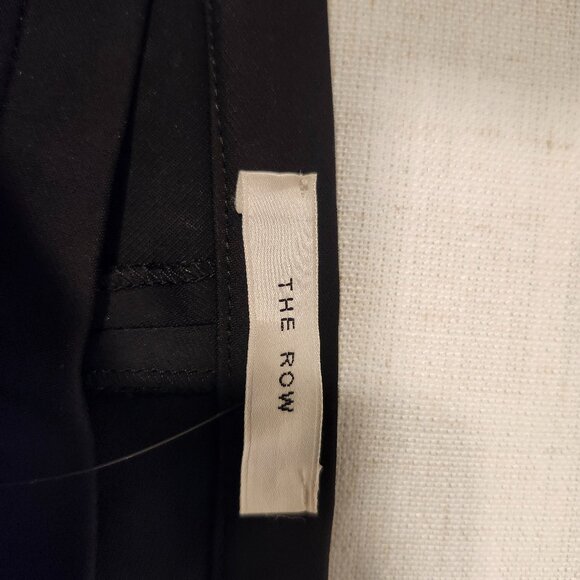 The Row - Tapered Black Slacks - Picture 2 of 6